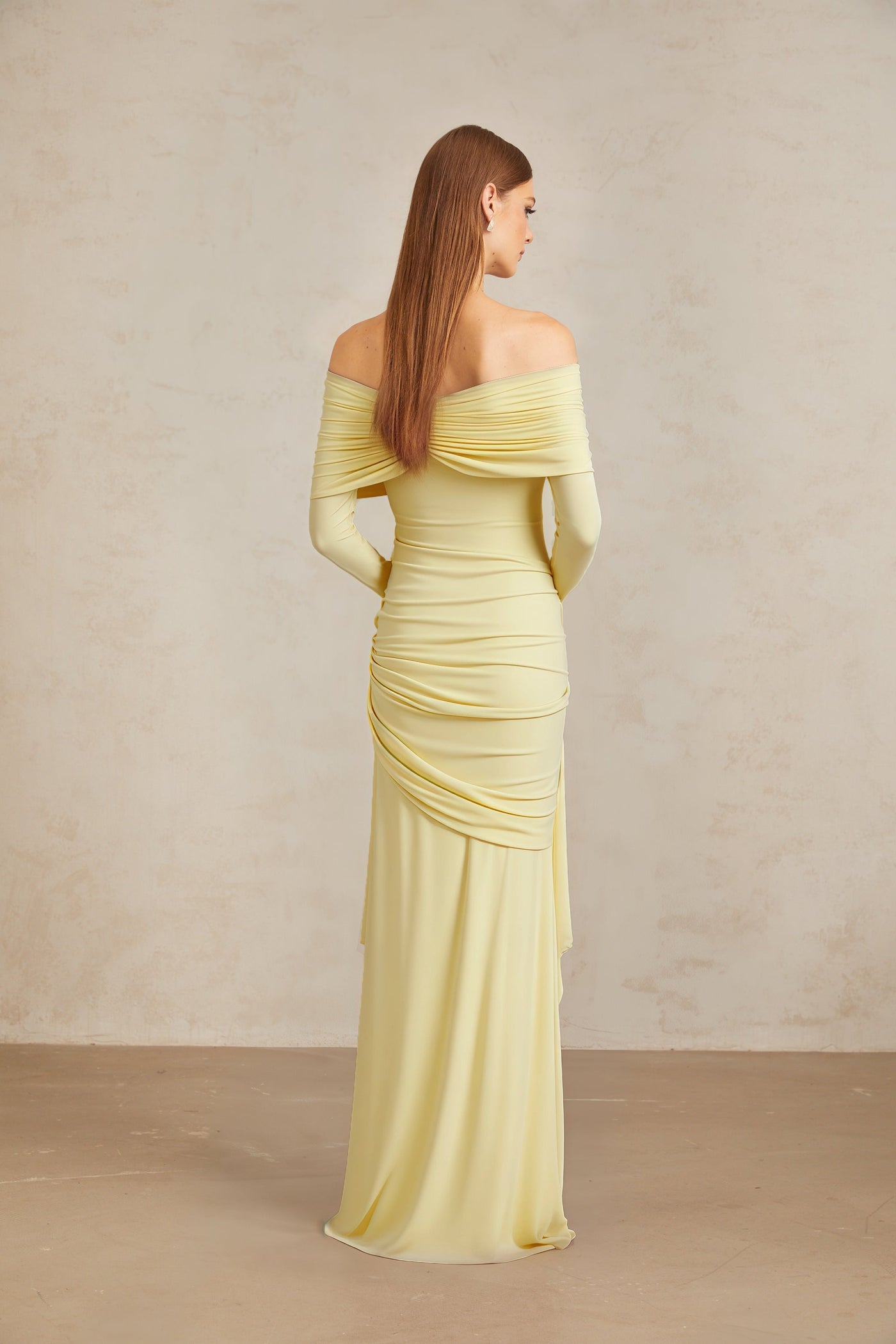 LUMARIA™ Off-Shoulder Maxi Dress