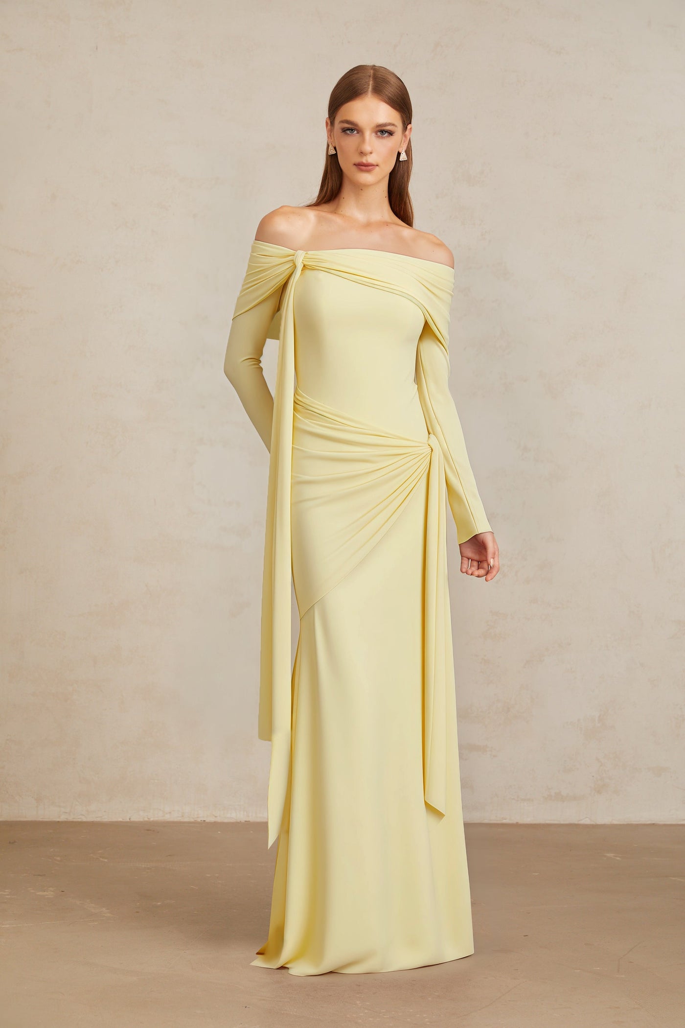 LUMARIA™ Off-Shoulder Maxi Dress