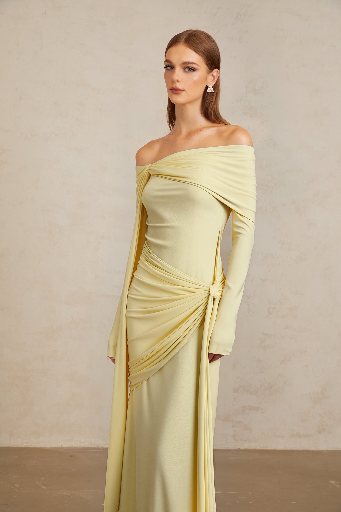 LUMARIA™ Off-Shoulder Maxi Dress