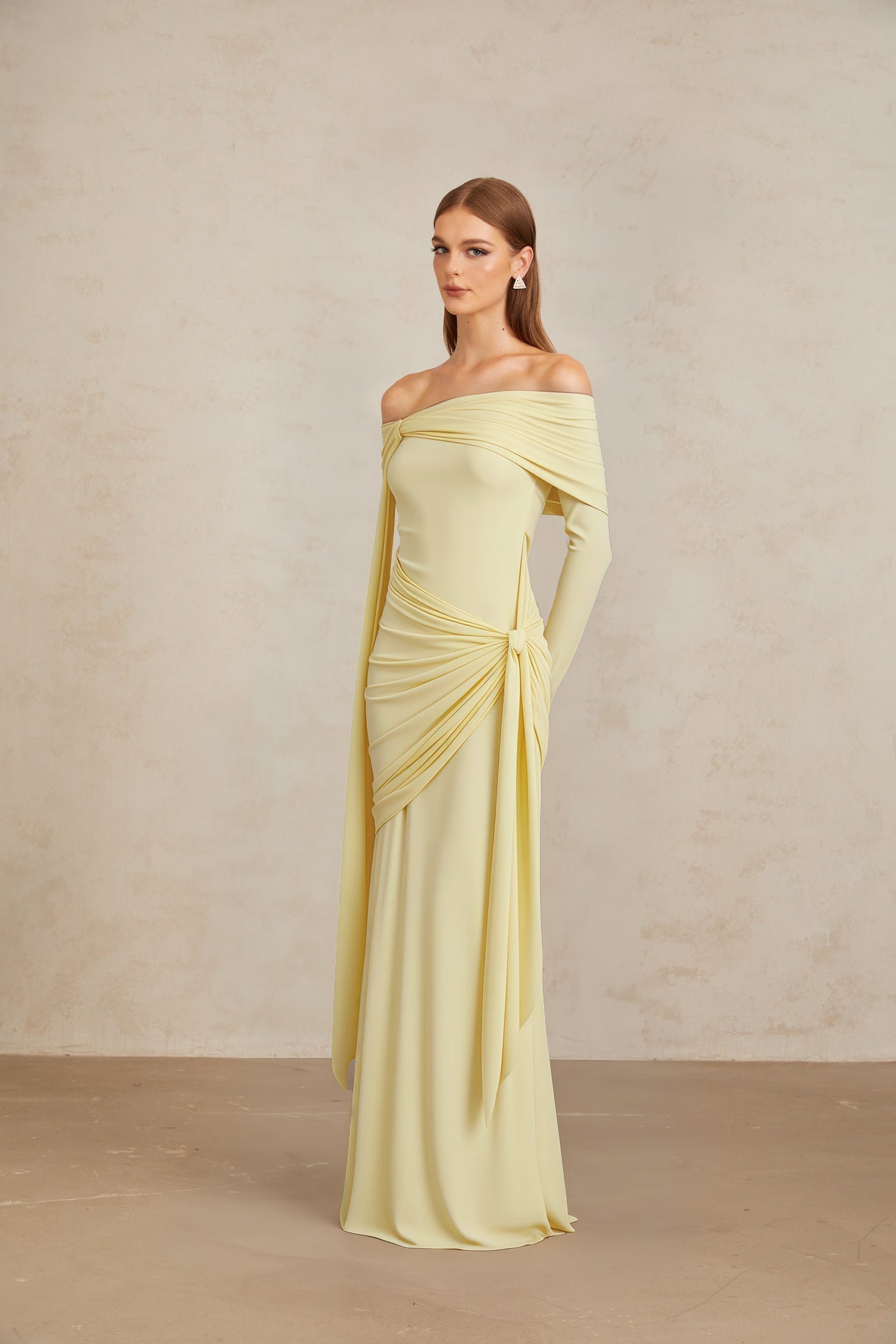 LUMARIA™ Off-Shoulder Maxi Dress
