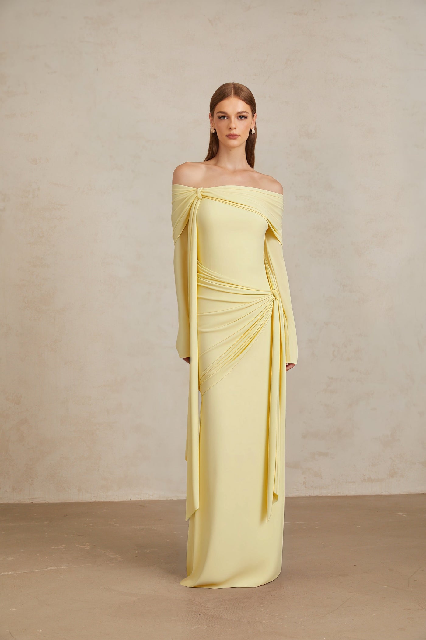 LUMARIA™ Off-Shoulder Maxi Dress