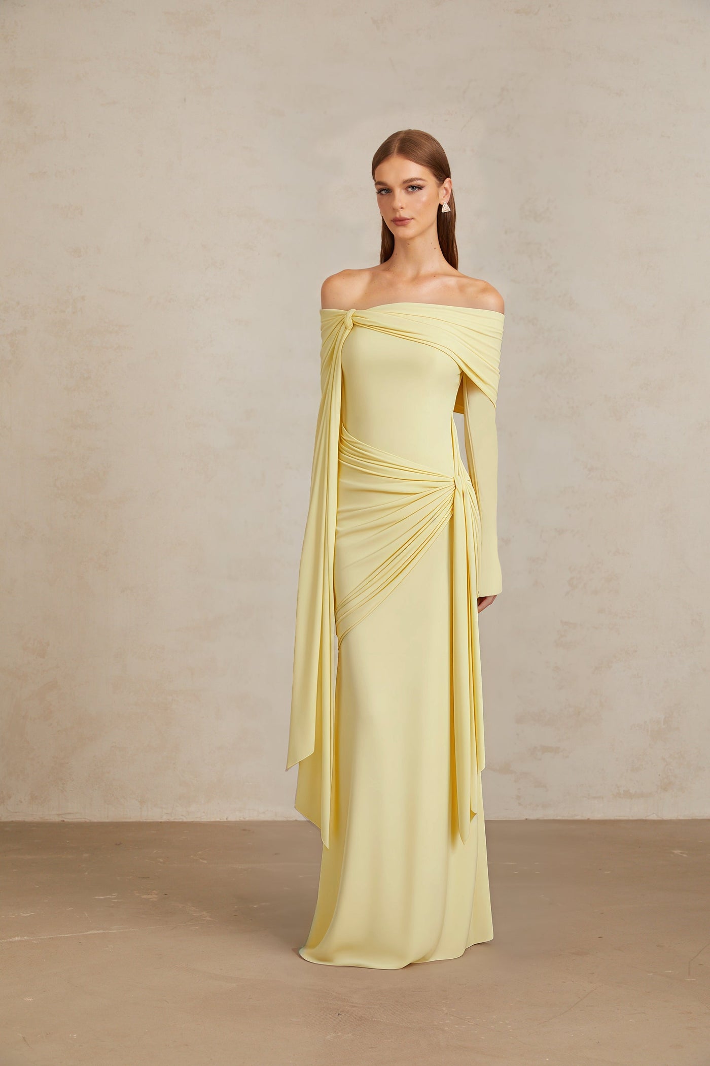 LUMARIA™ Off-Shoulder Maxi Dress