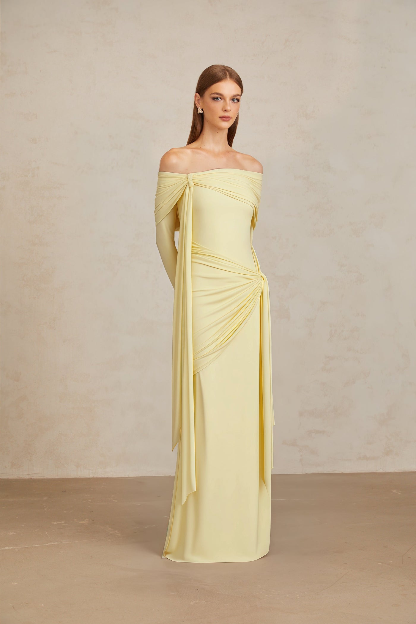 LUMARIA™ Off-Shoulder Maxi Dress