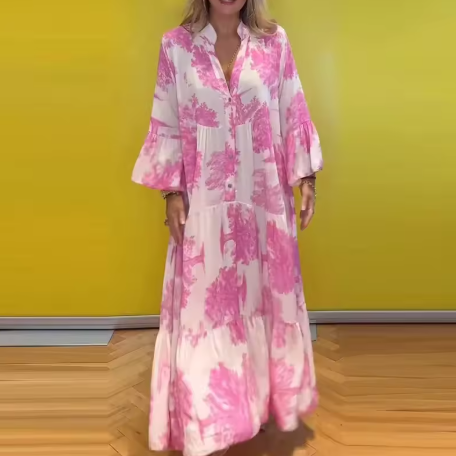 Floravienne™ | Jurk met Bloemenprint en Tijdloze Gratie