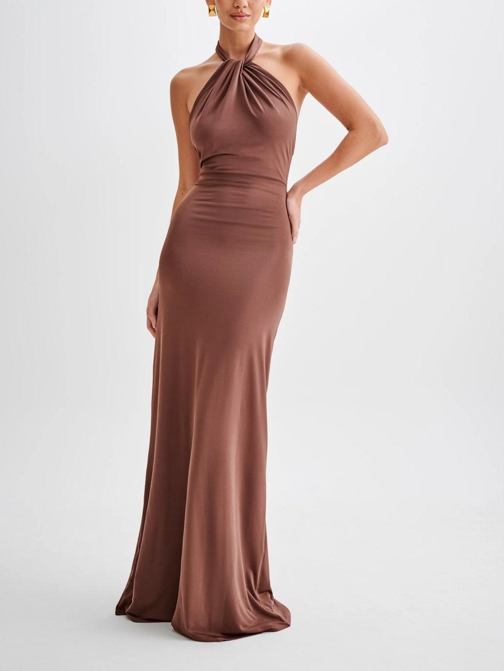 Solanya™ | Elegant Maxi Halterjurk
