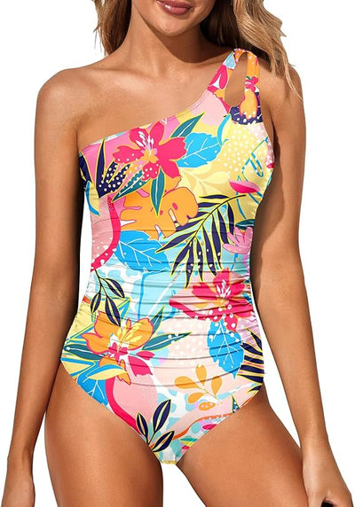 Sereluna™ | One-Shoulder Elegant Swimsuit