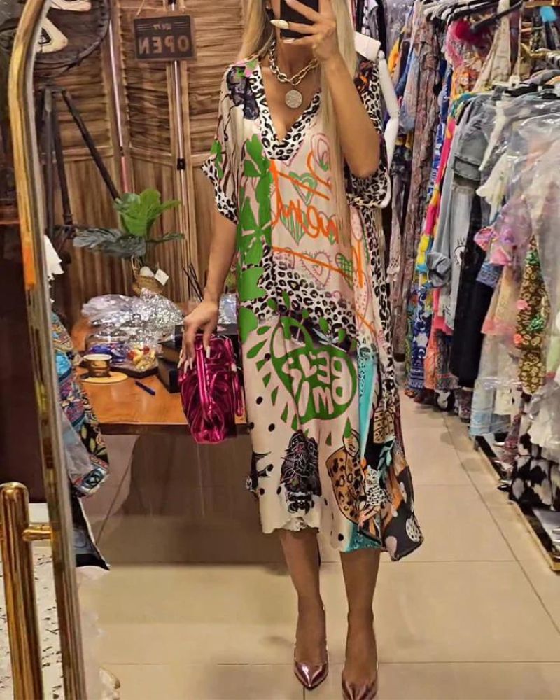 LioraMuse™ WildGrace Leopard Dress