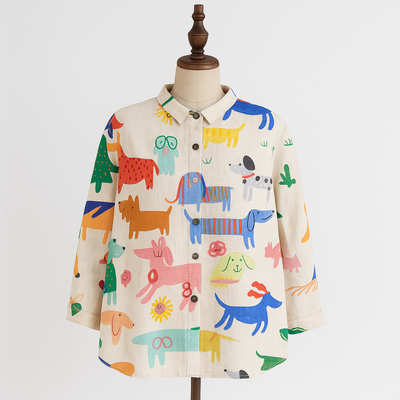 Elva™ overhemd met print