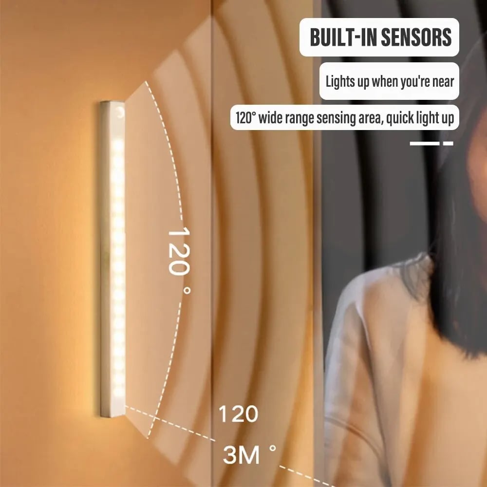 LumiSense™ – Smart Rechargeable Sensor Lamp for Home | 1+1 Free
