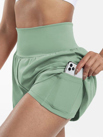 VivreFlex™ High-Waisted Yoga Shorts