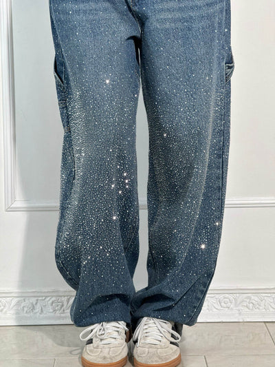 Rivexa™ Vintage Rhinestone Jeans