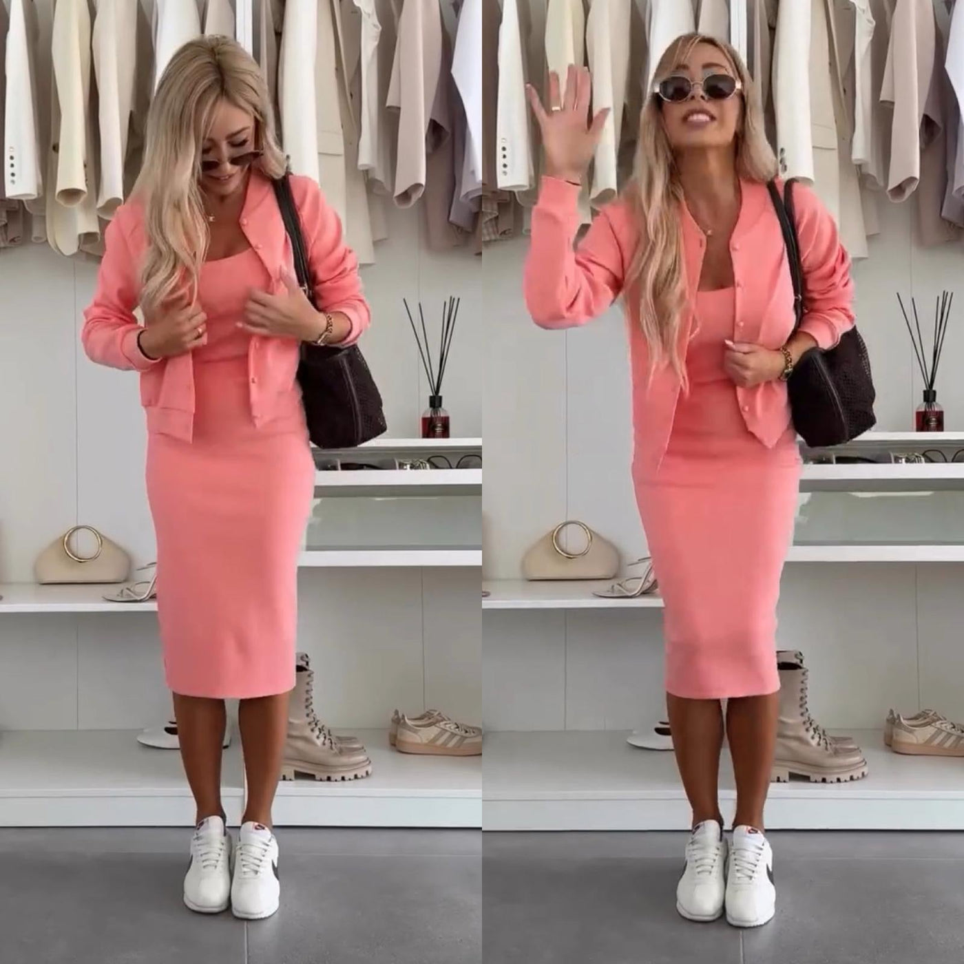 BelleAura™ – Elegant 2-Piece Set for Autumn & Winter