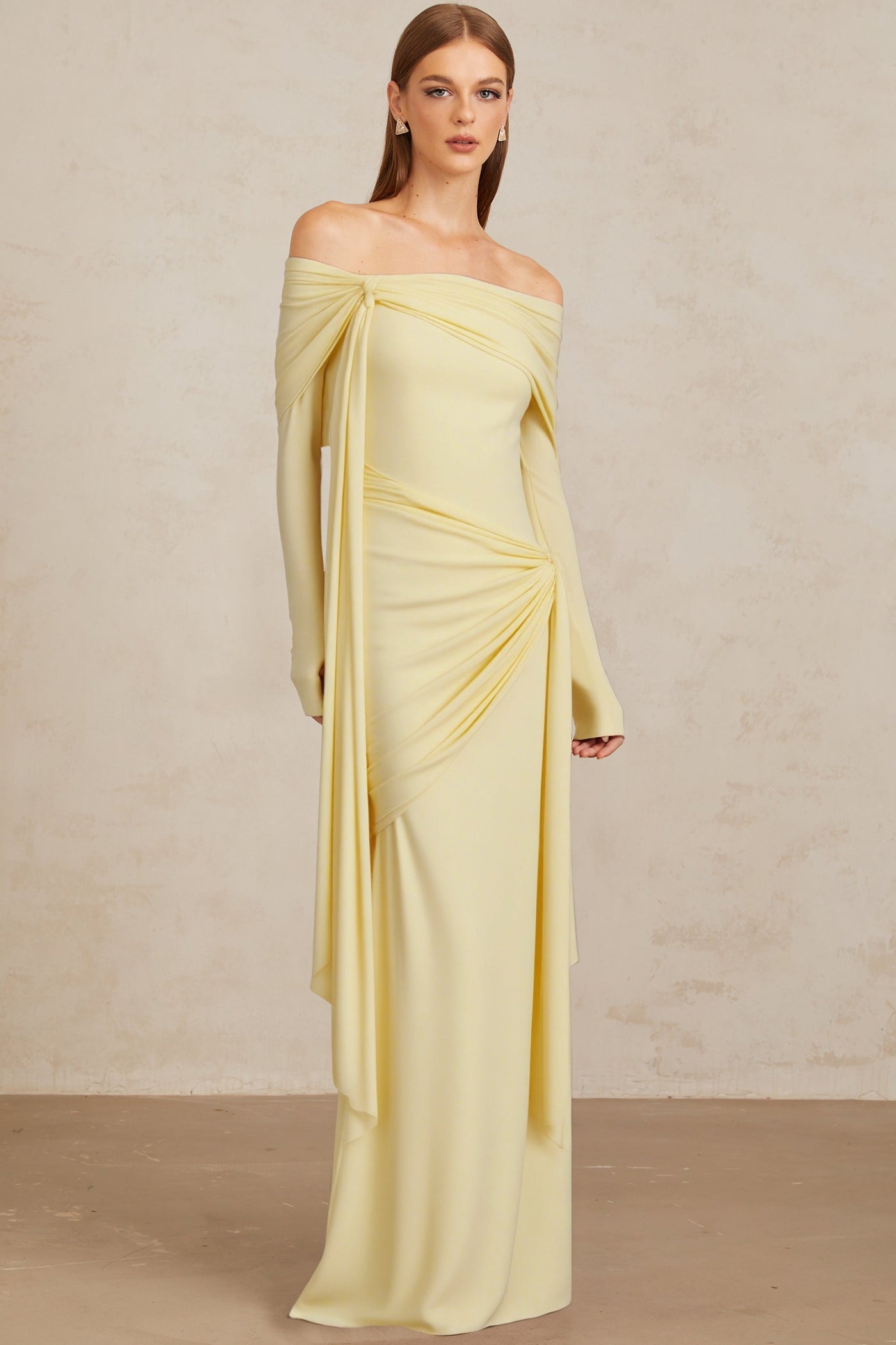 LUMARIA™ Off-Shoulder Maxi Dress