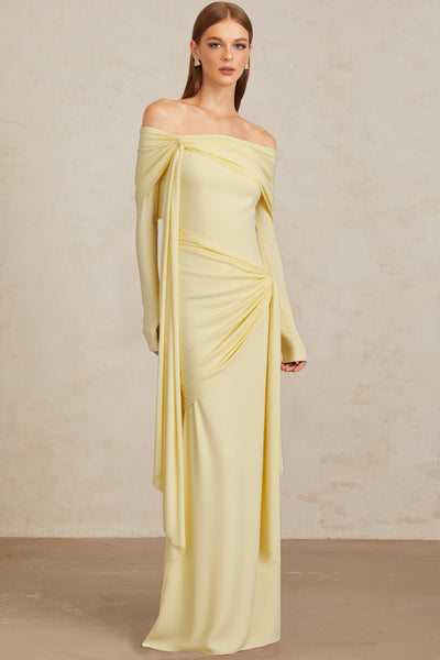 LUMARIA™ Off-Shoulder Maxi Dress