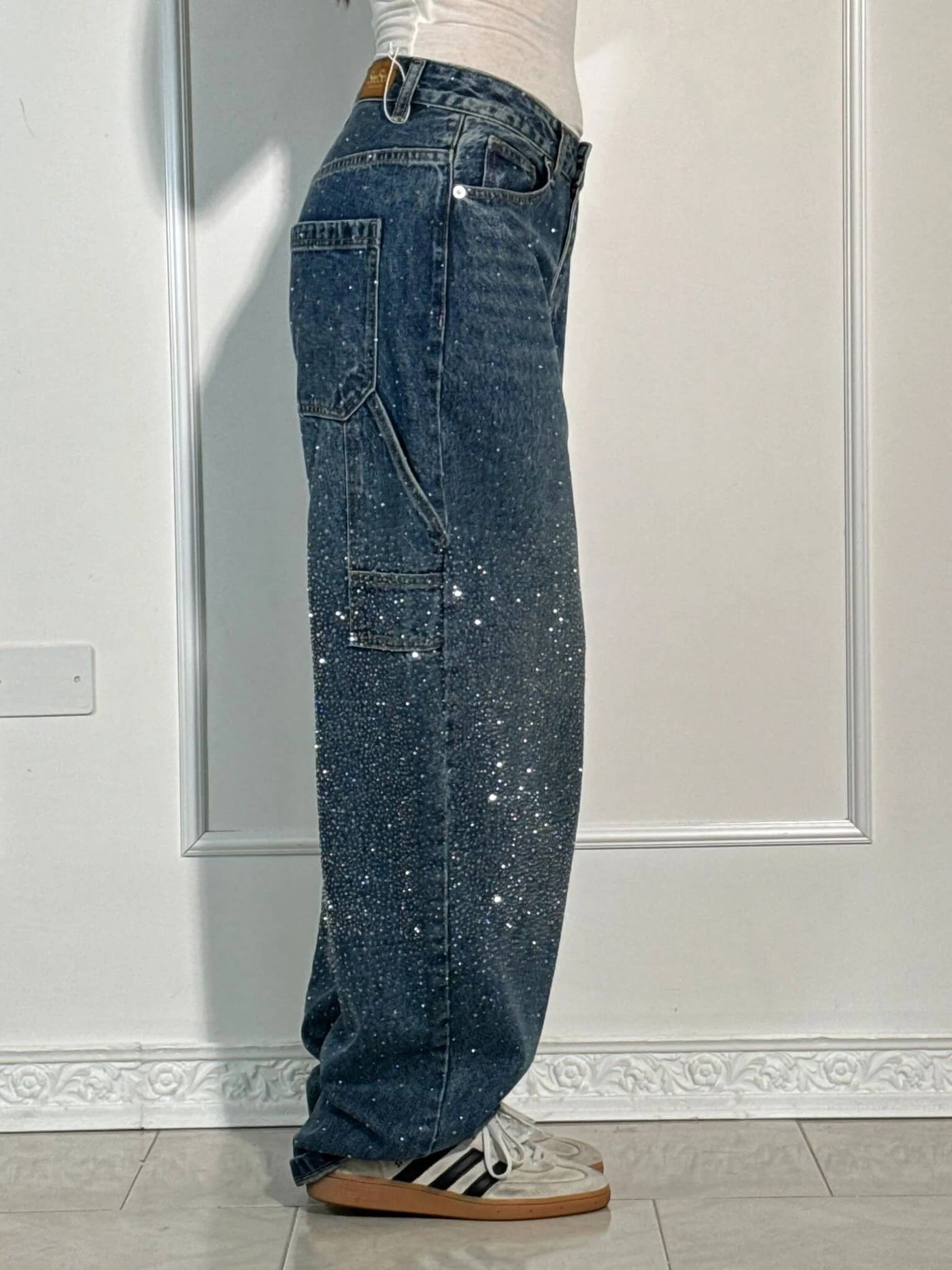 Rivexa™ Vintage Rhinestone Jeans