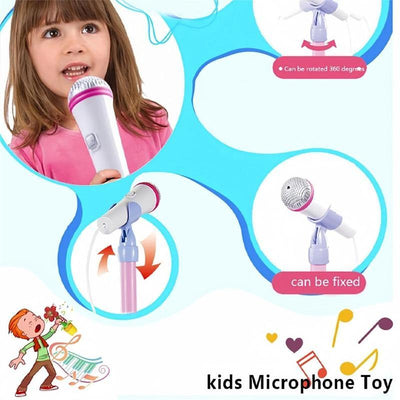 Melodrio™ – Supporto Microfono per Karaoke per Bambini con Luce e Musica
