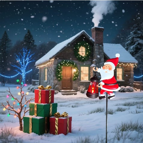 GlowSanta™ – Bring Magical Christmas Atmosphere to the Outdoors with Solar LED Decoration