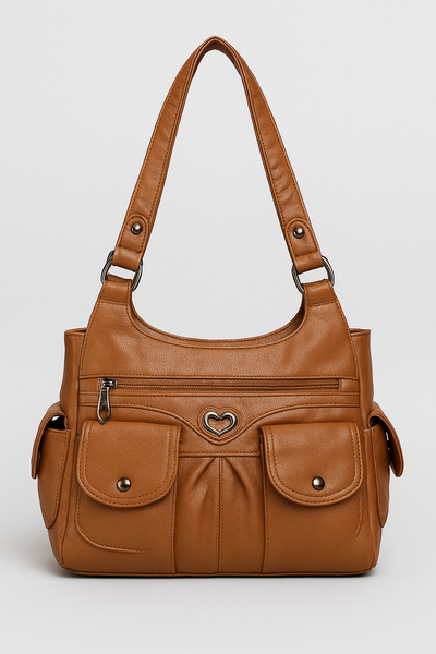 LiviaLuxe™ Soft Leather Tote
