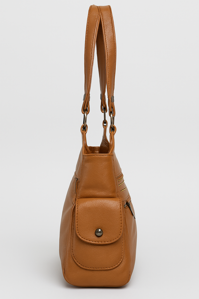 LiviaLuxe™ Soft Leather Tote