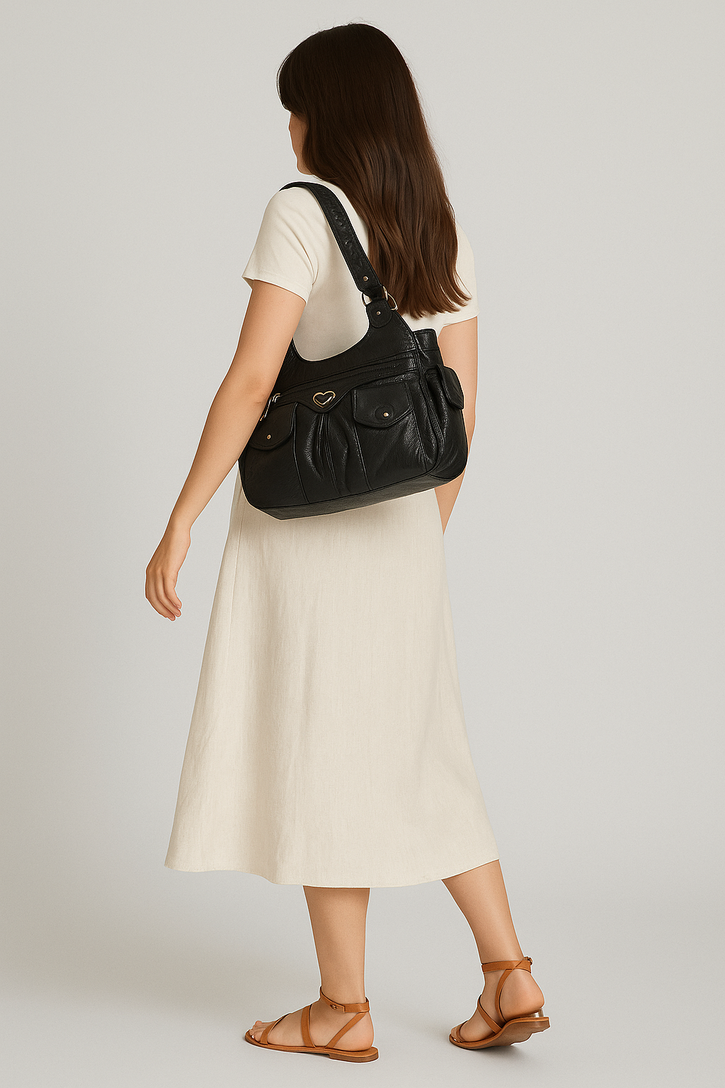 LiviaLuxe™ Soft Leather Tote