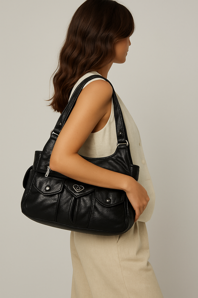LiviaLuxe™ Soft Leather Tote