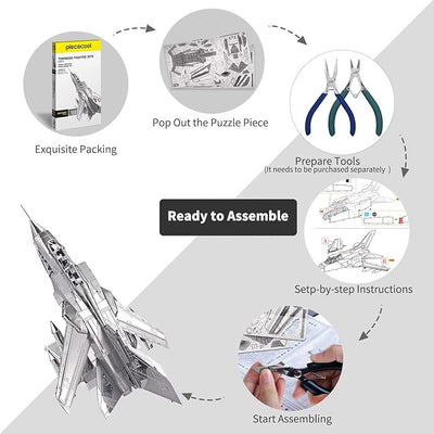 Ferronix™ - Set di Modelli 3D in Metallo – Precisione, Creatività e Tecnologia in un'unica Esperienza di Costruzione