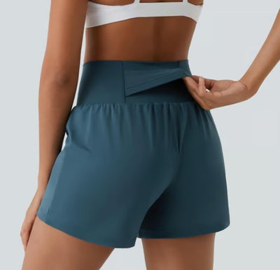 VivreFlex™ High-Waisted Yoga Shorts