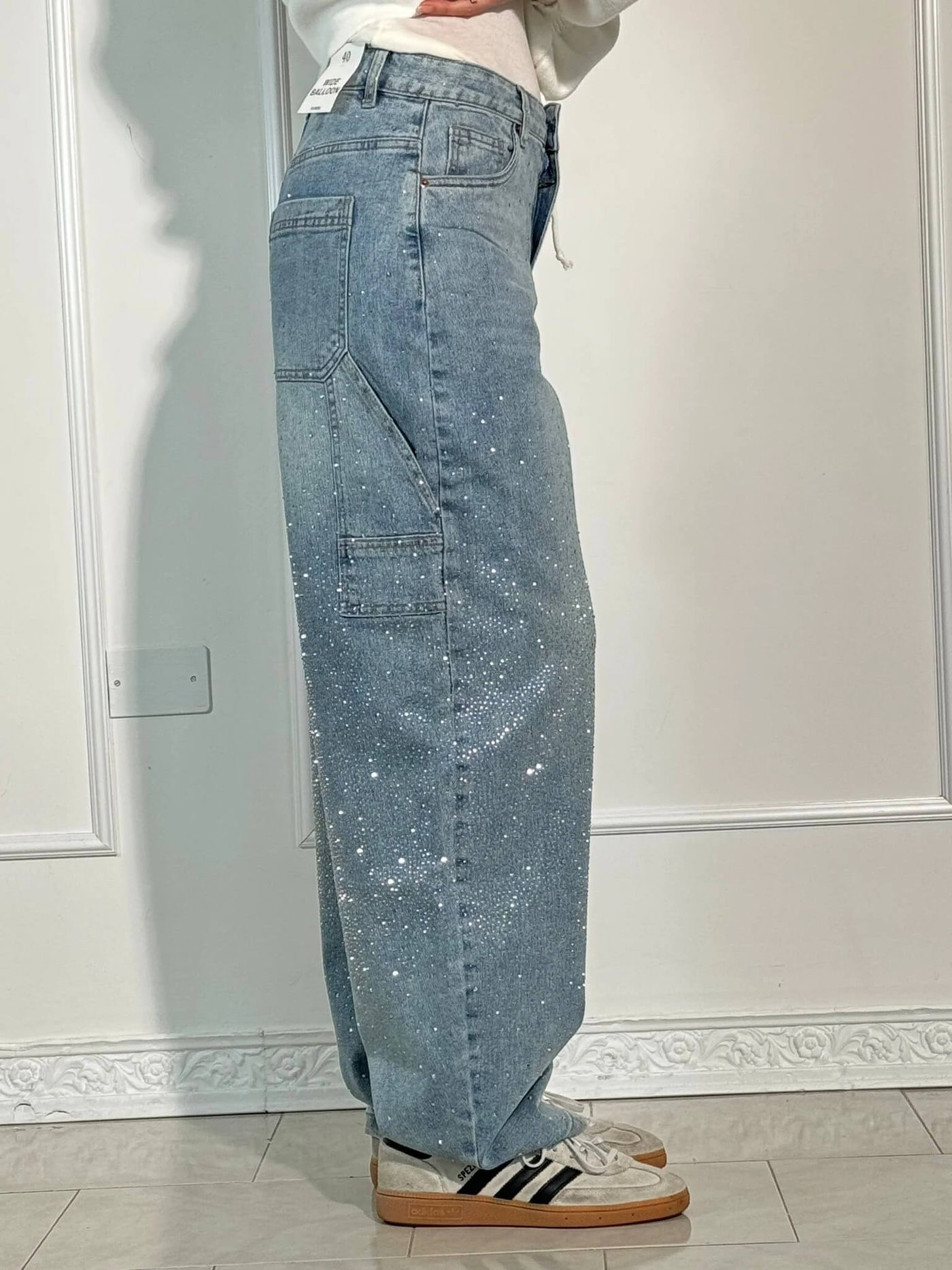 Rivexa™ Vintage Rhinestone Jeans