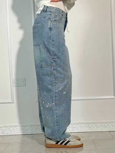Rivexa™ Vintage Rhinestone Jeans