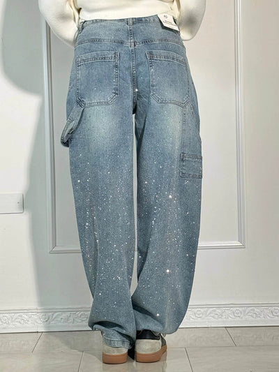 Rivexa™ Vintage Rhinestone Jeans