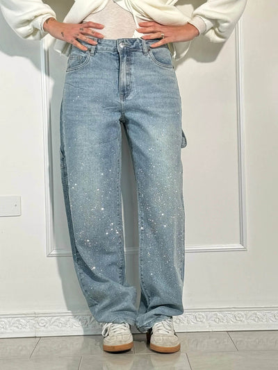 Rivexa™ Vintage Rhinestone Jeans