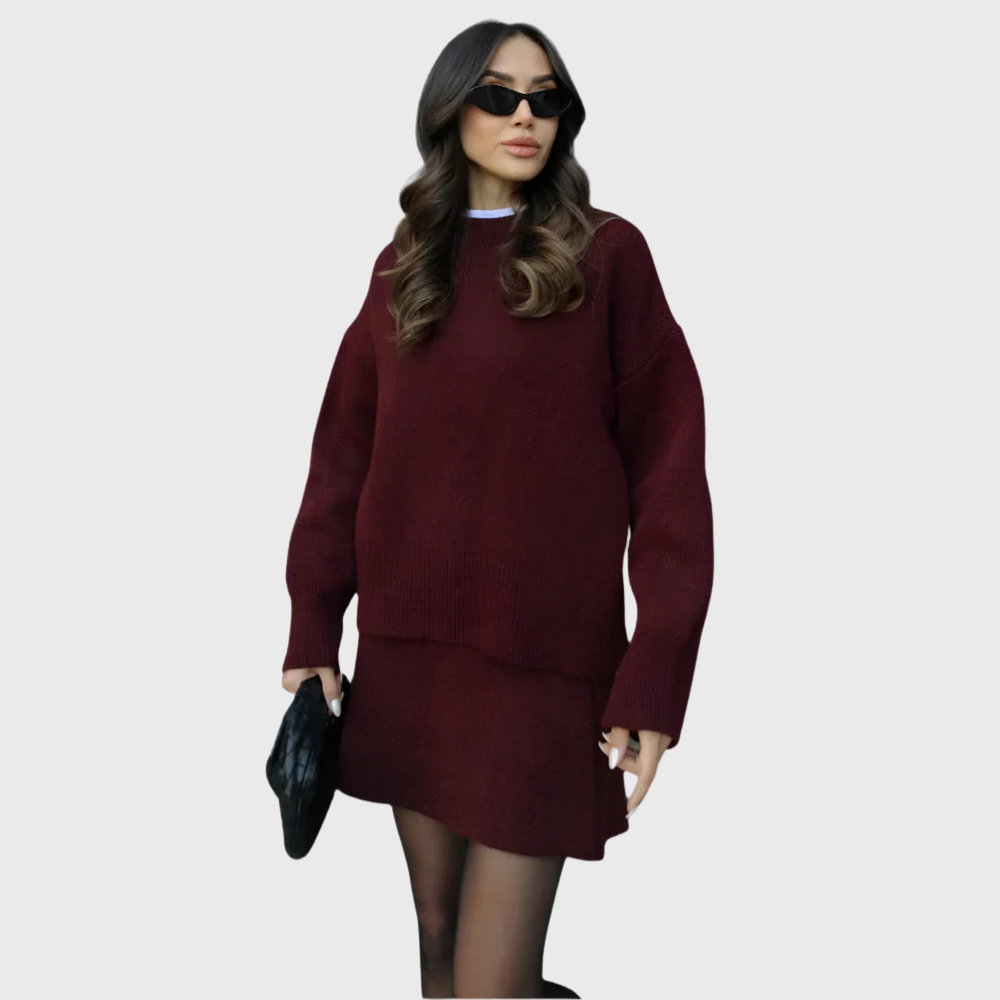 Noa - De gebreide 2 delige set die comfort en stijl moeiteloos combineert