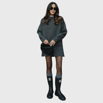 Noa - De gebreide 2 delige set die comfort en stijl moeiteloos combineert