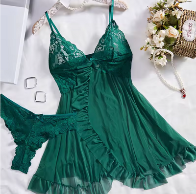 Veloria™ Satin & Lace Set | 1+1 Free