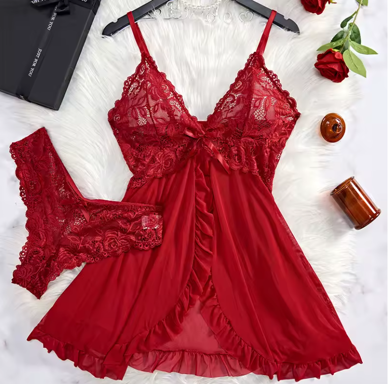 Veloria™ Satin & Lace Set | 1+1 Free