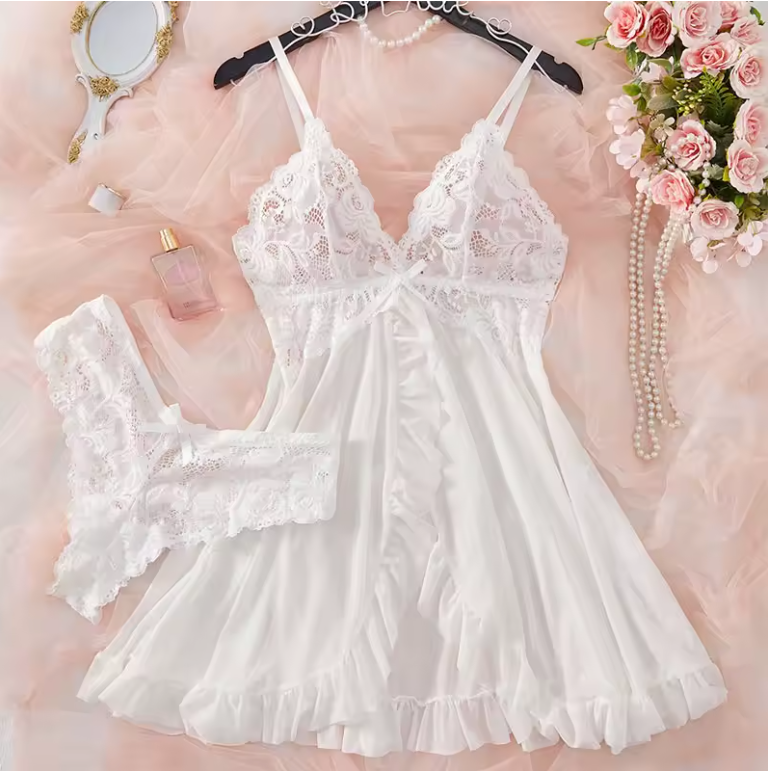 Veloria™ Satin & Lace Set | 1+1 Free