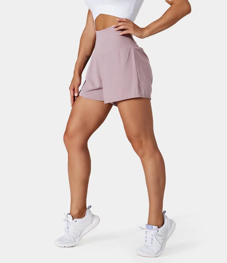 VivreFlex™ High-Waisted Yoga Shorts