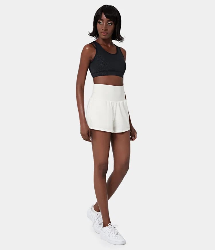 VivreFlex™ High-Waisted Yoga Shorts