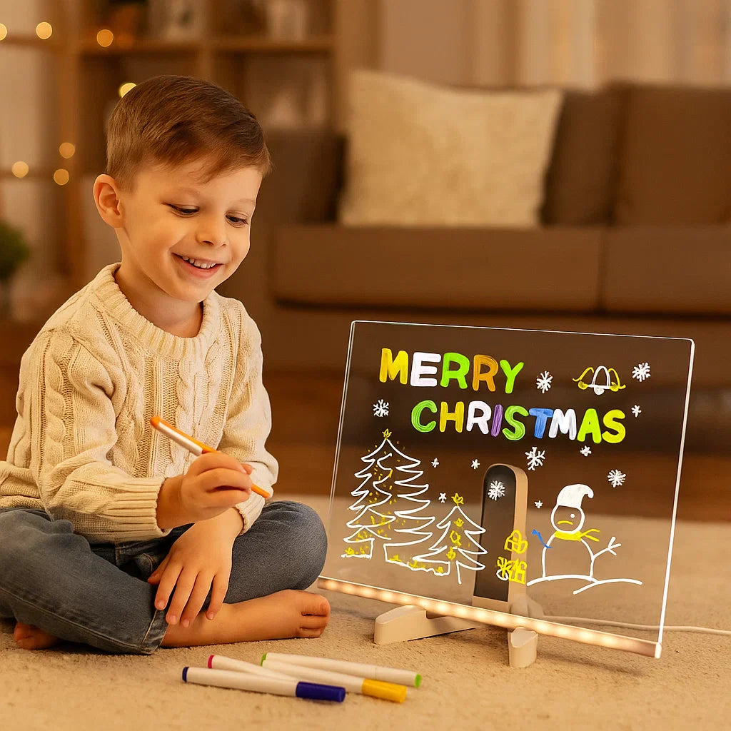 GlowScribe™ – LED Drawing Board for Kids