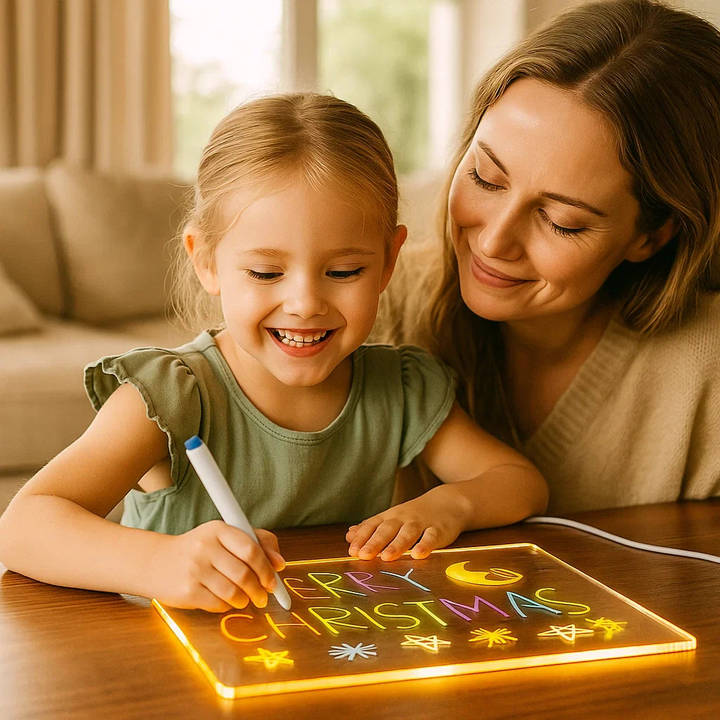 GlowScribe™ – LED Drawing Board for Kids