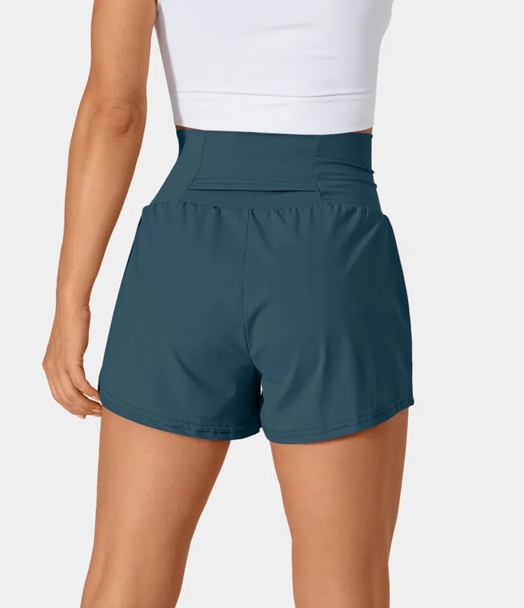 VivreFlex™ High-Waisted Yoga Shorts