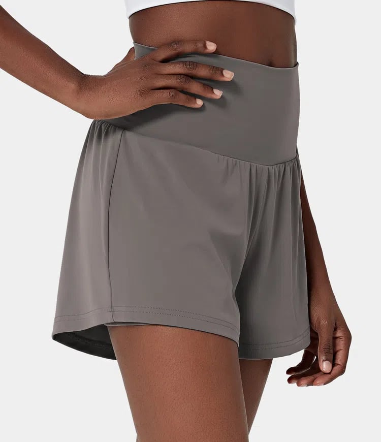 VivreFlex™ High-Waisted Yoga Shorts