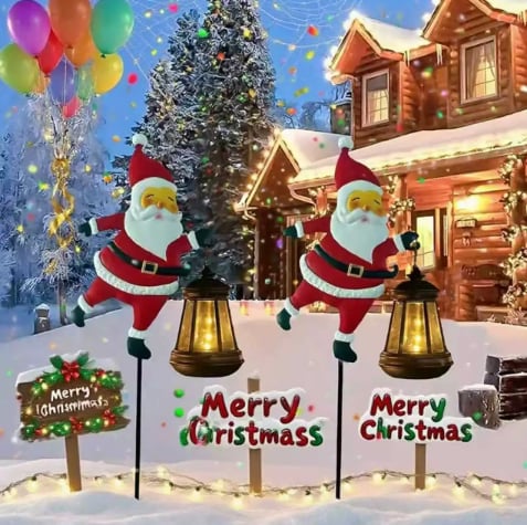 GlowSanta™ – Bring Magical Christmas Atmosphere to the Outdoors with Solar LED Decoration