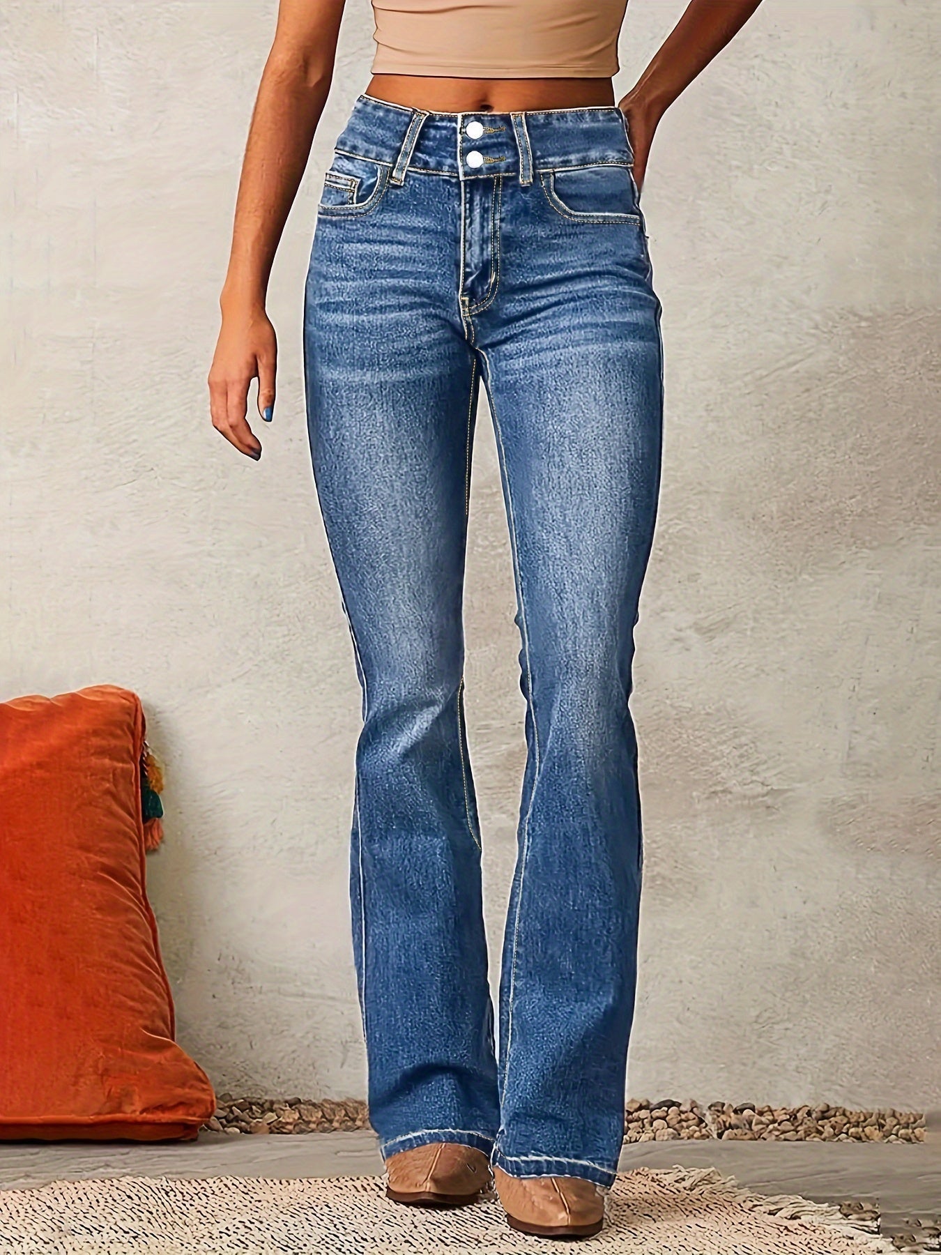Mila - High-Waist Skinny Jeans