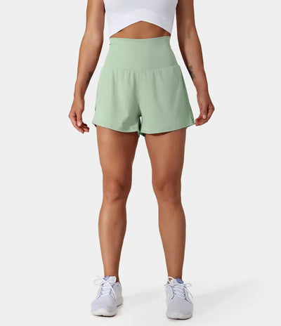 VivreFlex™ High-Waisted Yoga Shorts