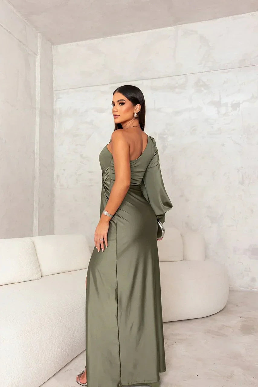 Elvéra™ | Graceful One-Shoulder Maxi Dress