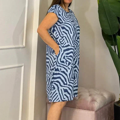 Solena™ Flow Dress – Stijlvol, Comfortabel en Vakantieproof