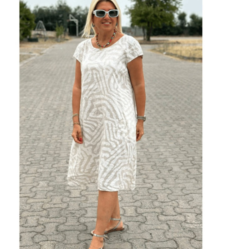 Solena™ Flow Dress – Stijlvol, Comfortabel en Vakantieproof