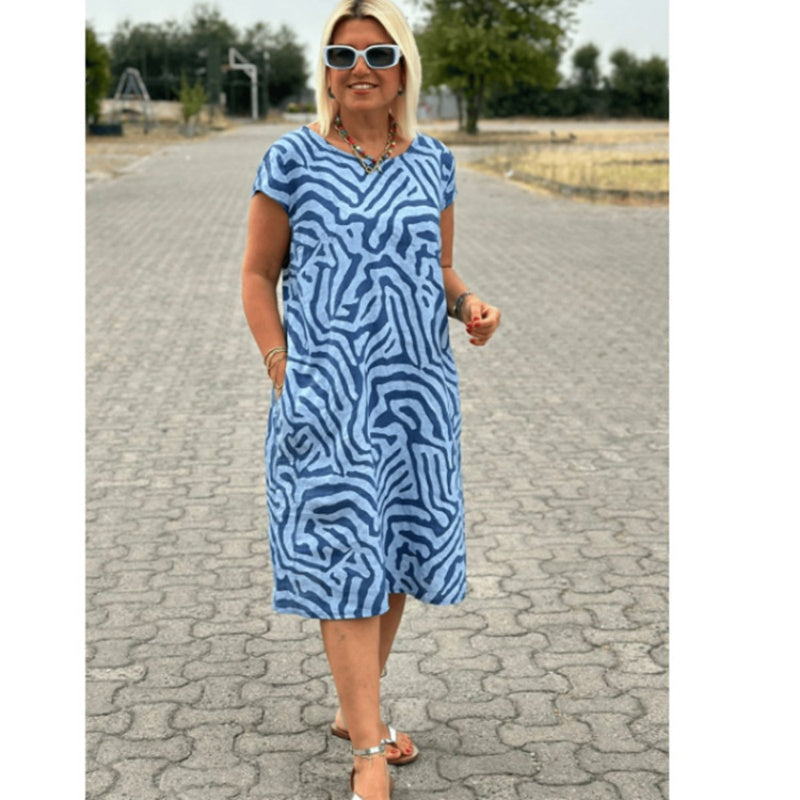 Solena™ Flow Dress – Stijlvol, Comfortabel en Vakantieproof