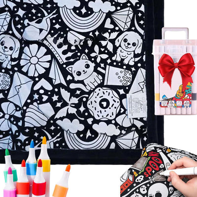 ArtSnuggle™ Color-Your-Own Blanket – Creativity Meets Comfort